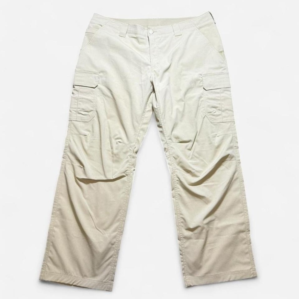 Under Armour Tactical Ripstop Cargo Hiking Pants‎ Beige Size 42x32